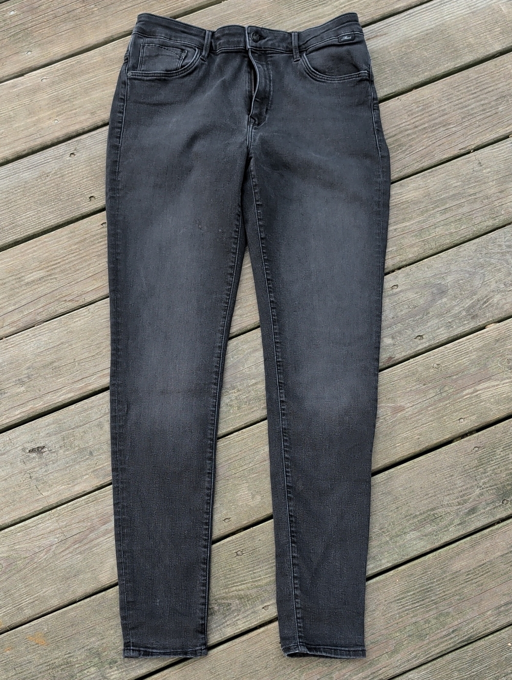 Women’s Mavi Alissa Black High-Rise Skinny Jeans, 31 Long